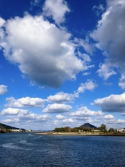 河口付近の風景