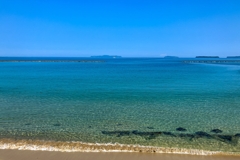砂浜からの眺め