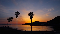 入り江の夕景.3