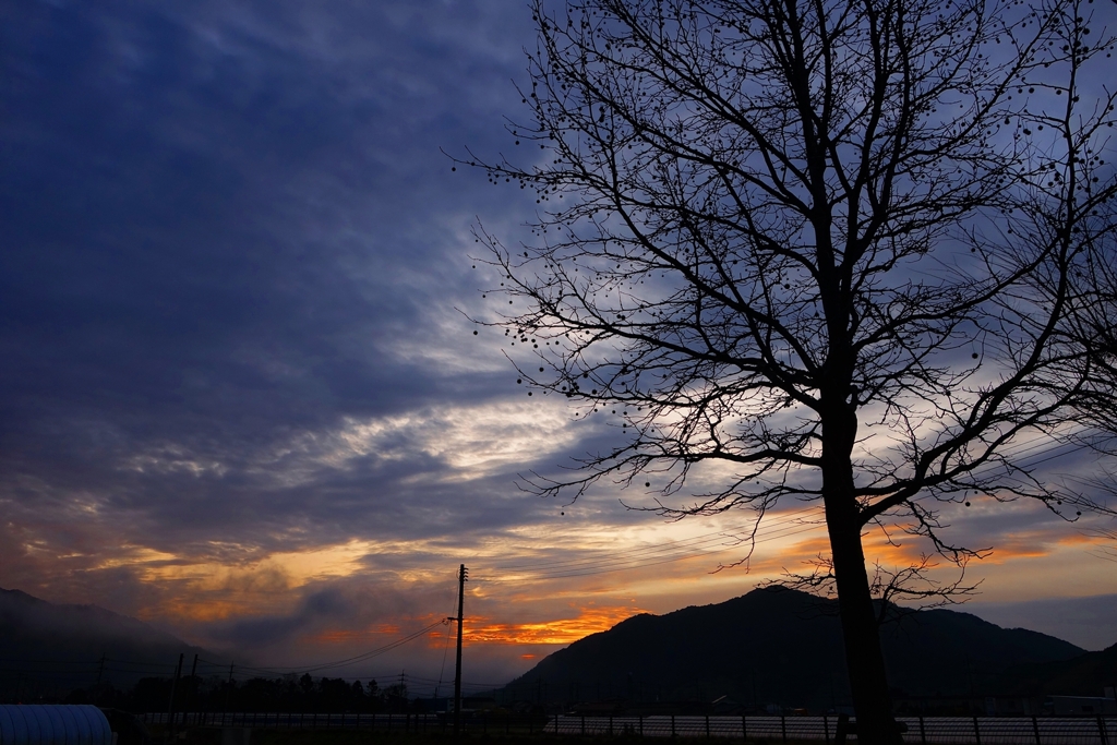 いつもの駐車場にて