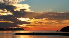 今日の夕景