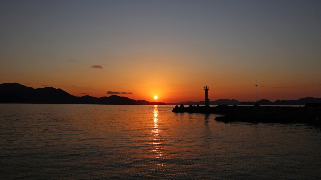 いつもの日没どき