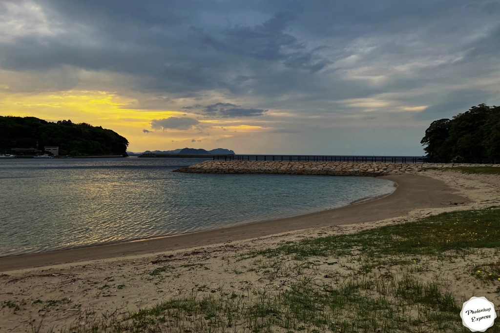小浜の夕景