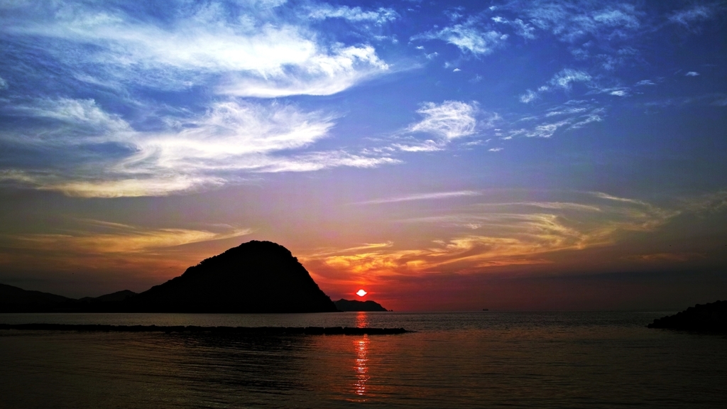 夕焼けの始まり