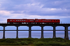 今日の惣郷川橋梁