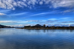 今日の河口付近