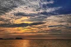 今日の空