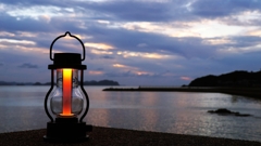 LEDランタンのある風景