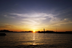 日没前