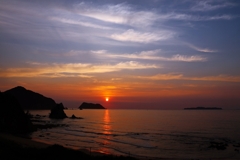 今日の夕焼け