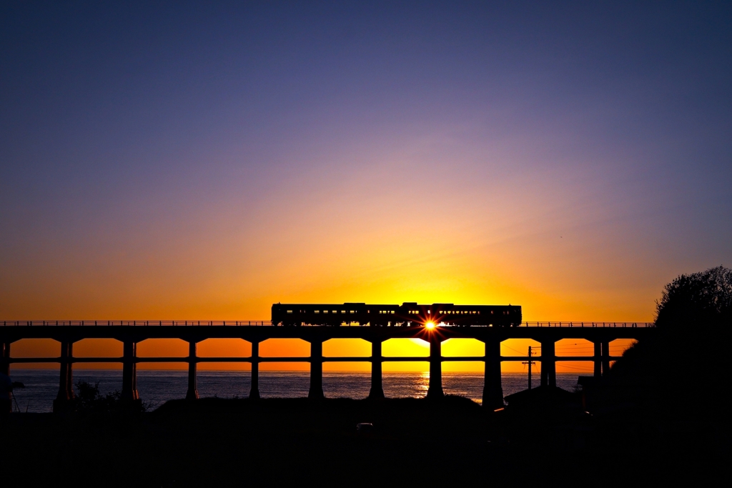去年5月の惣郷川橋梁