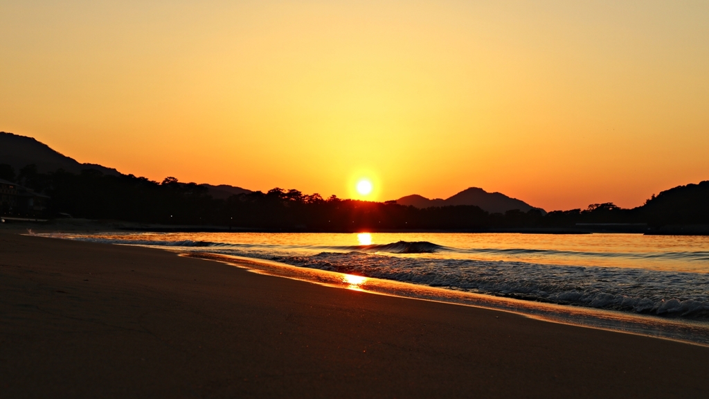 いつもの夕焼け