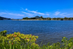 昼下がりの河口付近