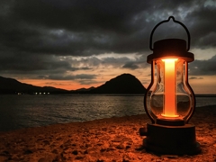 With LED Lantern