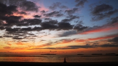 Sunset sky