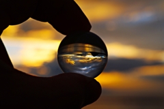 Through a glass ball