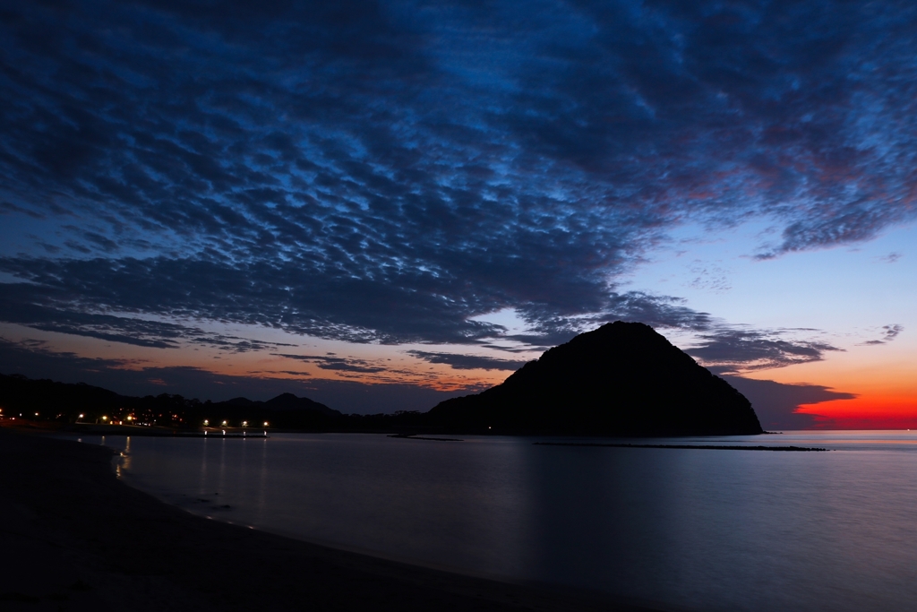 ブルーアワーの空