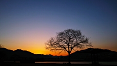 Just before sunrise