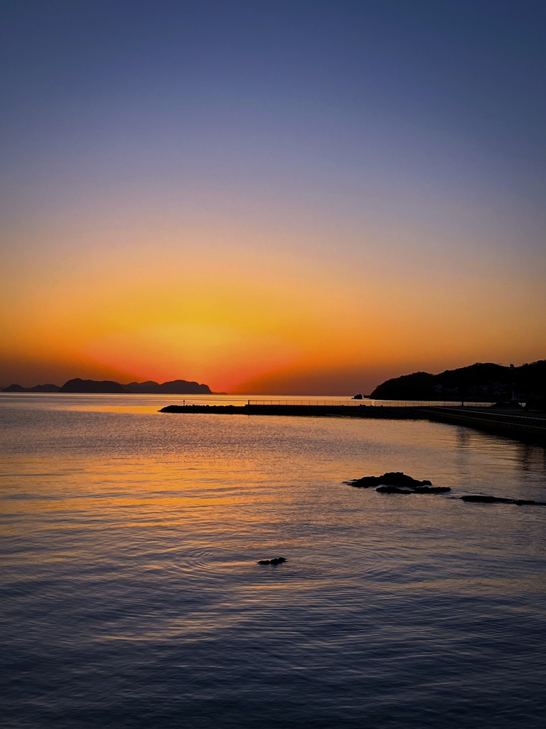 日没後の落ち着き