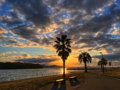 夕刻の遊歩道.1