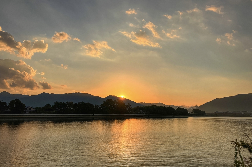 今日の日の出の観察場所