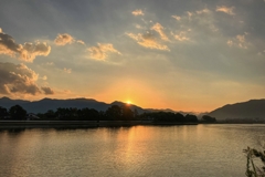 今日の日の出の観察場所