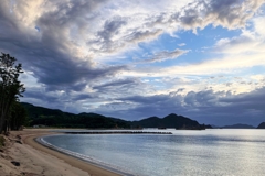 いい雲が浮いていました.1