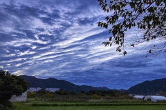 朝の雲