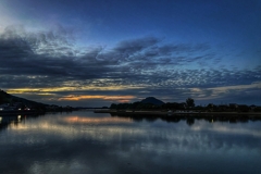 帰宅どきの河口付近