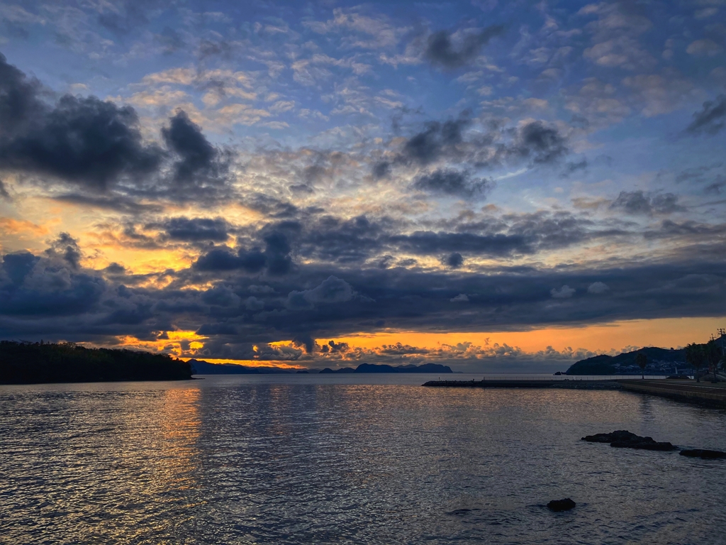 節分の日の夕景.２
