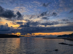 節分の日の夕景.２