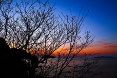 山陰の夕景