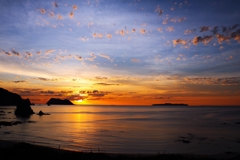 一日の締めは、やっぱり夕景