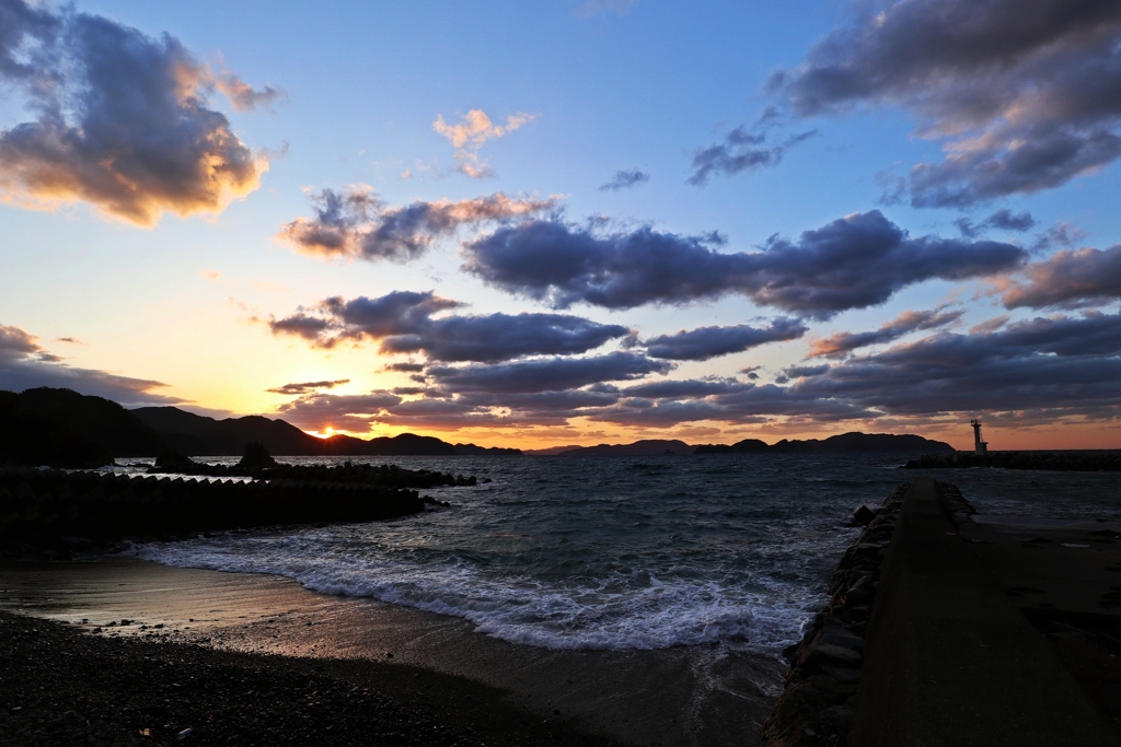 潮風が半端ない日