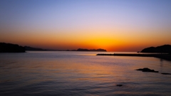 日没後の落ち着き