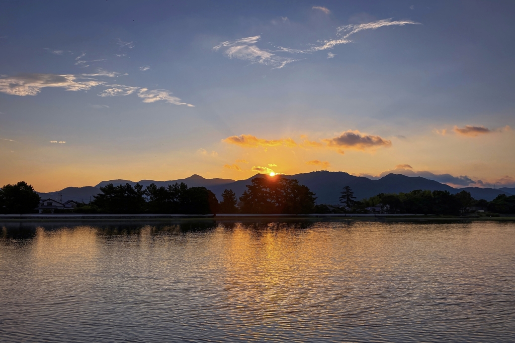昨日と同じ場所，同じ時刻