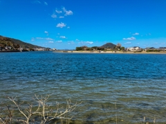 昼休みの河口付近