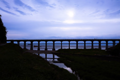 今日の惣郷川橋梁