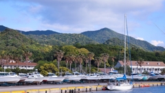 マリーナの駐艇場