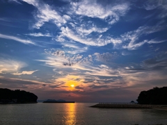 小浜の夕景