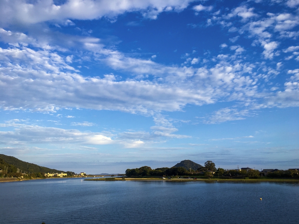 今朝の寄り道（下流方向）