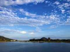 今朝の寄り道（下流方向）