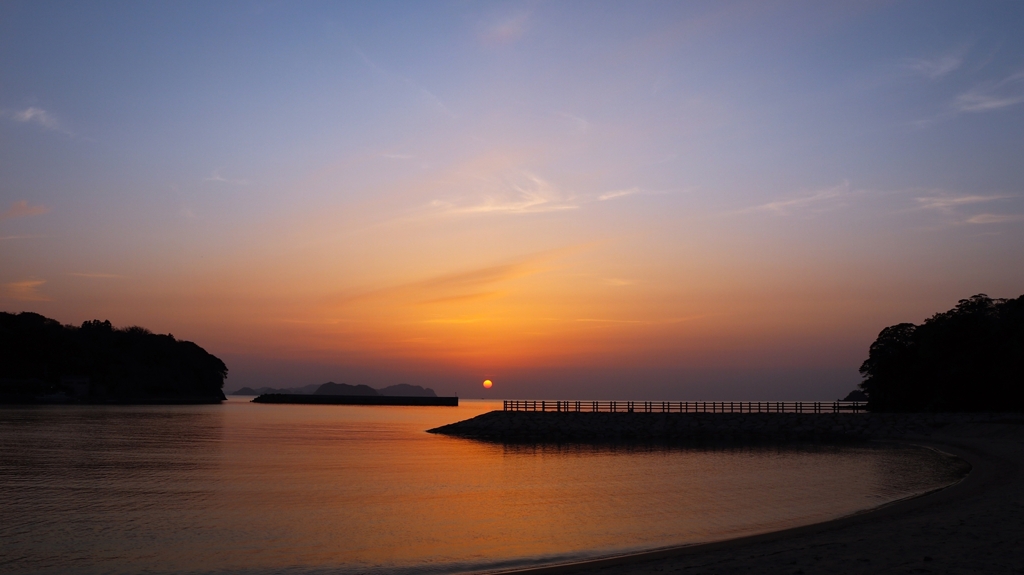 今日が終わる～。