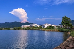 噴火のような雲