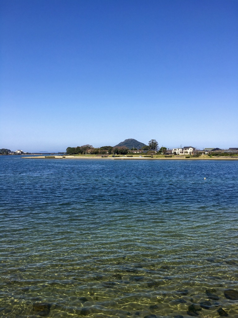 河口付近の風景