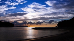 防波堤のある風景