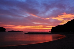 小浜の夕景