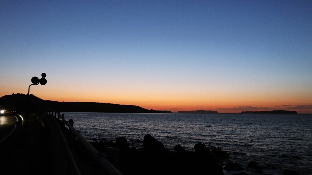 県道からの眺め