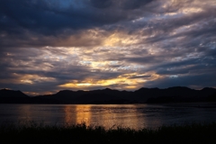 今朝の日の出どき