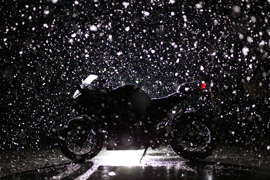 雪の中のニンジャ